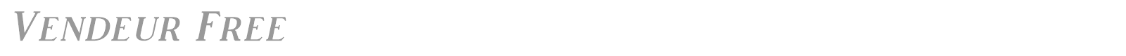 Vendeur font preview